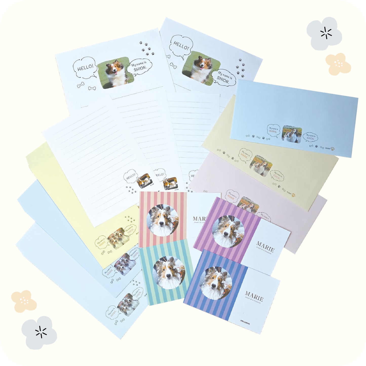 うちの子レターセット