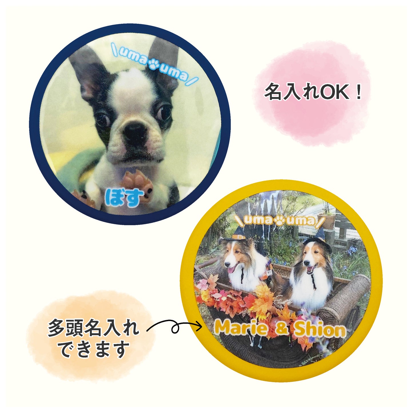 写真入り うちの子うまうま缶